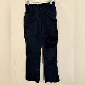 Magellan Outdoors Black Convertible Cargo Pants